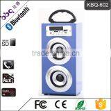 BBQ KBQ-602 1200mAh Zebra10W Wood Body USB SD MMC Card and Radio Bluetooth Furniture Speakers thumbnail-2