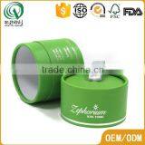 Green Hot Logo Stamping Round Packaging Gift Box Handmade Round Boxes for Cosmetic thumbnail-1