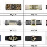 Ladies New Fashion Black Elastic PU Ribbon Waist Belt thumbnail-4