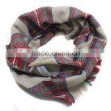 Hot Selling 2015 Brand Name Tartan Plaid Oversize Viscose Fashion Scarf, Lady Scarf thumbnail-2