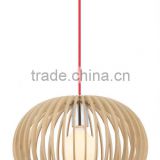 New Wood Pendant, Oblong Modern-pendant-lighting,Bentwood Pendant, Hanging lamp