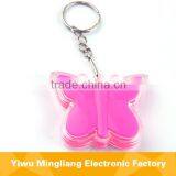 Cheap Promotional Butterfly Flash Led Keychain Light