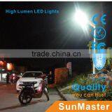 Microwave Motion Sensor Solar Powered LED Street Light, Solar Pathway Light 20W 30W 40W