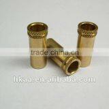 Brass Knurled Bush thumbnail-1