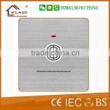 1 Gang 32A Switched Socket (W/N),British Standard Modern Electrical Wall Switch thumbnail-6