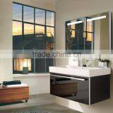 High Quality Led Illuminated Bathroom Mirror Cabinet With Shaver Socket and Tempered Glass Shelves thumbnail-2