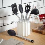 5 Piece Cooking Utensil Set Stainless Steel & Silicone Kitchen Utensils thumbnail-2