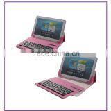 9 -10.1 Inch PAD Universal Leather Case Cover With 3.0 Wireless Bluetooth Keyboard thumbnail-4