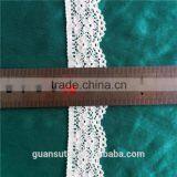 Best Price African French George White Lace Trimming, Polyester Elastic Fashion Trim Lace For Dresses thumbnail-3
