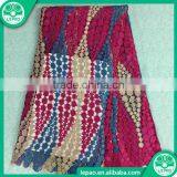 2016 African Cupion Guipure Lace Fabric,Embroidered Guipure Water Soluble Lace Fabrics thumbnail-1