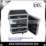 14U Rack Drawe Flight Case With Wheels, 4 Drawers-- 2 x 4U, 2 x 3U High thumbnail-4