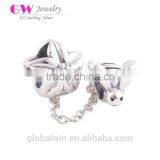 European S925 Sterling Silver Safety Chain For Bracelets thumbnail-1