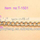 Metal Accessories for Handbags Metal Drag Chain for Suitcase T-1501-10*8*2mm thumbnail-1