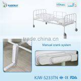 Steel Folding Double Shake Surgical Hospital Bed Equipments Factory thumbnail-4
