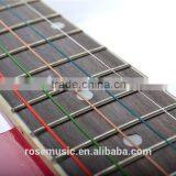 Colorful 40 Inch Beginner Cut-away Acoustic Guitar CARAVAN MUSIC HS4018 thumbnail-4