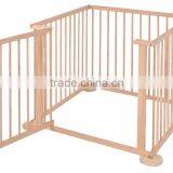 European Standard 4 Side Baby Child Wooden Foldable Kids Playpen Baby Playpen thumbnail-3