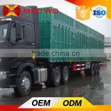 Tri-axle Side Wall Semi Trailer Volume Sand Tipper Truck for Sale thumbnail-3
