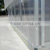 High-end Sun Resistance Commercial Waterproof Polycarbonate Greenhouse Sunshade With Aluminium Frame for Sale thumbnail-4