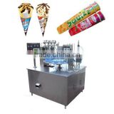 Semi Automatic Rotary Ice Cream Cone Filling Machine Ice Cream Cup Filling Machine