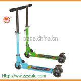 Three PVC Colorful Wheels Foldable Kids Scooter thumbnail-1