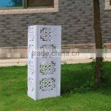 White Bathroom Wooden Wall Corner Shelf thumbnail-2