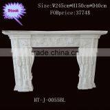 Luxury Marble Fireplace Mantel In Stock thumbnail-1