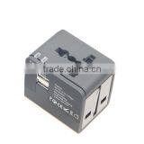 All in One World Wide Universal AC Adapter Travel Wall Adapter (US / UK / EU / AU) With Dual USB Ports of 2100MA thumbnail-4