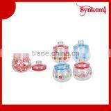 Clear Plastic Candy Jar With Lid thumbnail-1
