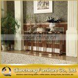 891# Marble Top Metal Frame Modern Console Table thumbnail-4
