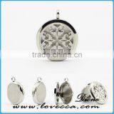 Stainless Steel Essential Oil Diffuser Perfume Aromatherapy Locket Pendant Nekclace thumbnail-2
