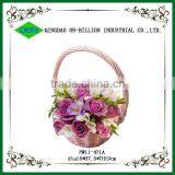 Handwoven Wicker Chinese Girl Basket Wedding thumbnail-1