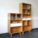 2016 New Model Living Room Furniture Modern Bamboo Bookcase thumbnail-2