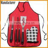 Bbq Tool Set Outdoor BBQ Apron and Utensil Set thumbnail-1