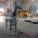 FRP Life-size Zebra Statue Sculpture thumbnail-3