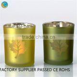 Color Laser Leaf Glass Seven Candle Glass Candle Holder Wall thumbnail-6