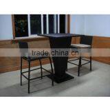 Beautiful 3PC Rattan Bar Set In Double Size thumbnail-2