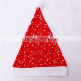 Best Products Various Custom Star Flower Pattern Small Square Polyester Xmas Cap Wool Felt Personalized Felt Christmas Hat thumbnail-1