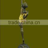 Home Decorations Antique Metal Crafts Bronze Sculpture Hunting Statue thumbnail-2