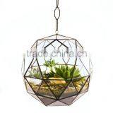 Geometric Stained Glass Vase Terrarium Ball thumbnail-1