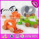 2015 Lovely Wooden Pull Toy for Kids,Best Seller Children Pull Line Toy,High Quality Baby Wooden Toy Pull and Push Toy W05B084 thumbnail-4