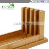 Bamboo Index Cutting Boards- All Natural Chopping Board With 4 Index Tabs by Good Cooking thumbnail-4