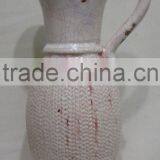 Ceramic Flower Vase With Handle for Home Deco thumbnail-2