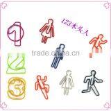 Promotional Gifts OEM Human Shapes Colorful Paper Clips