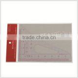 Kearing Brand Plastic 1/5 Scale Sandwich Line Printing Flexible Ruler #8515 thumbnail-1