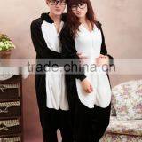 Flannel Cartoon Adult Animal Jumpsuit Animal Pajamas Jumpsuit Penguin Design