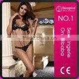 Luxury Drilling Sexy Underwear Lady Underwear With Hole thumbnail-1