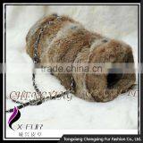 CX-H-06 New Products Design Genuine Rabbit Fur Bags Women Handbag thumbnail-4