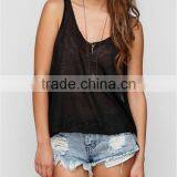 Wholesale Open Side Tank Top Loose Fit Crop Tops thumbnail-2