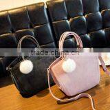 Zm50118b 2017 New Design Women Single Shoulder Bucket Bag Fashion Lady pu Leather Handbag thumbnail-3