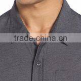 Solid Grey Men's Anti-wrinkle Horse Riding Shirt Made by Top Designers thumbnail-4